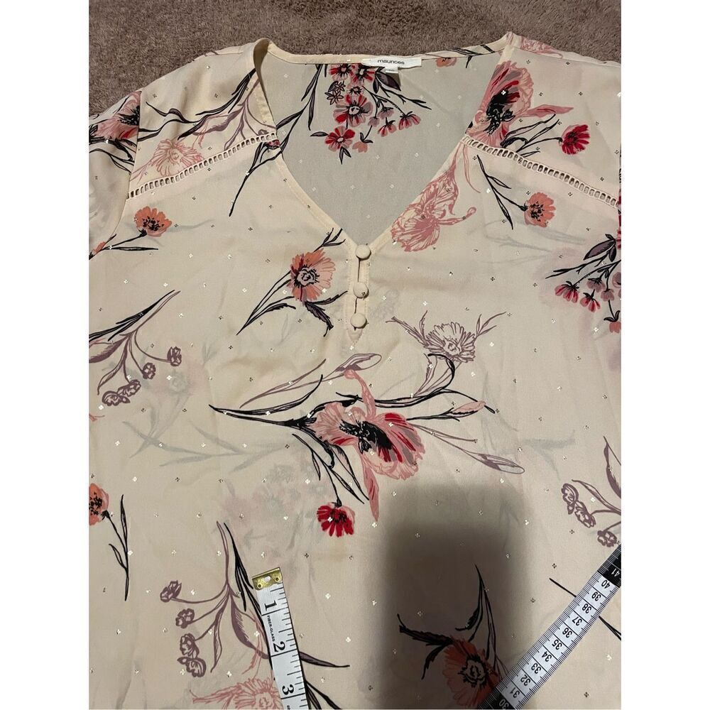 Maurice’s Sheer long sleeve top - Picture 9 of 10